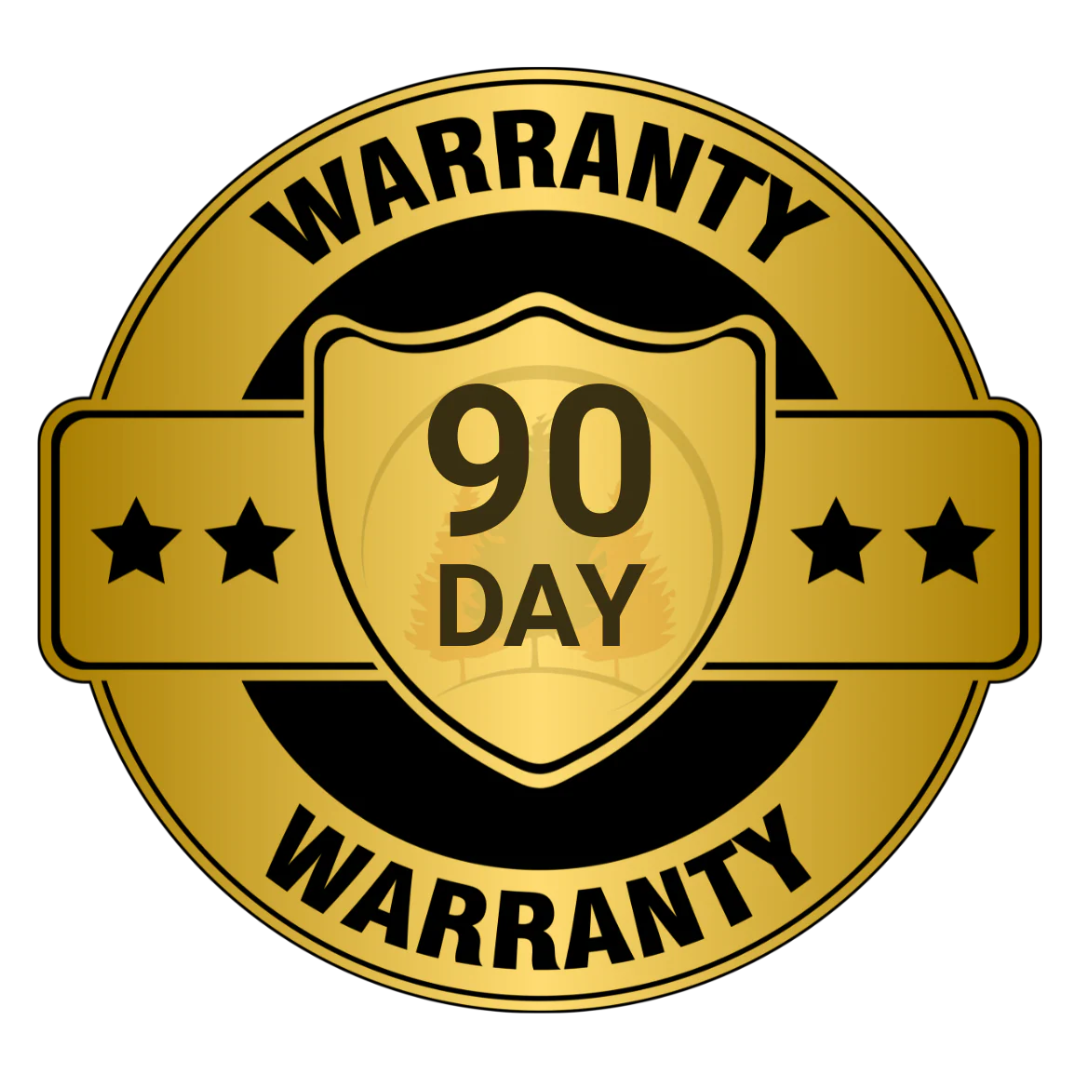 90-day warranty applied